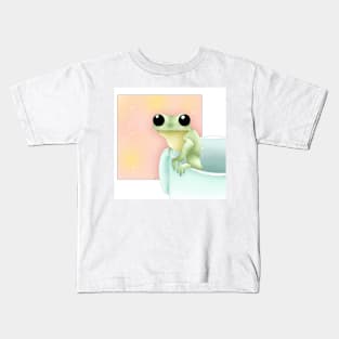 frog in a mug Kids T-Shirt